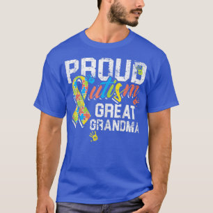 Ich bin ein stolzer Autismus Oma Puzzle Ribbon Aut T-Shirt