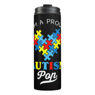 Ich bin ein stolzer Autismus-Pop - Perfekt für Gro Thermosbecher