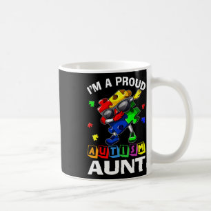 Ich bin ein stolzer Autismus Tante Autismus Bewuss Kaffeetasse