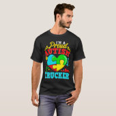 Ich bin ein stolzer Autismus Trucker Puzzle Heart  T-Shirt (Vorne ganz)