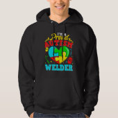 Ich bin ein stolzer Autismus Welder Puzzle Herz Au Hoodie (Vorderseite)