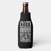 Ich bin ein stolzer Boss des Freakens Phantastisch Flaschenkühler (Flaschenvorderseite)