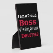 Ich bin ein stolzer Boss des Freakens Phantastisch Fotoplatte (Seite)