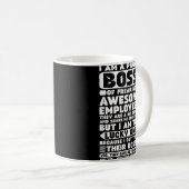 Ich bin ein stolzer Boss des Freakens Phantastisch Kaffeetasse (VorderseiteRechts)