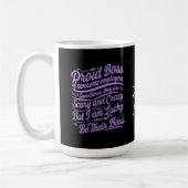 Ich bin ein stolzer Boss des Freakens Phantastisch Kaffeetasse (Links)