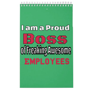 Ich bin ein stolzer Boss des Freakens Phantastisch Kalender