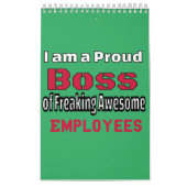 Ich bin ein stolzer Boss des Freakens Phantastisch Kalender (Titelbild)