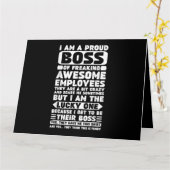 Ich bin ein stolzer Boss des Freakens Phantastisch Karte (Gelbe Blume)