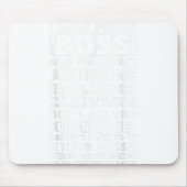 Ich bin ein stolzer Boss des Freakens Phantastisch Mousepad (Vorne)