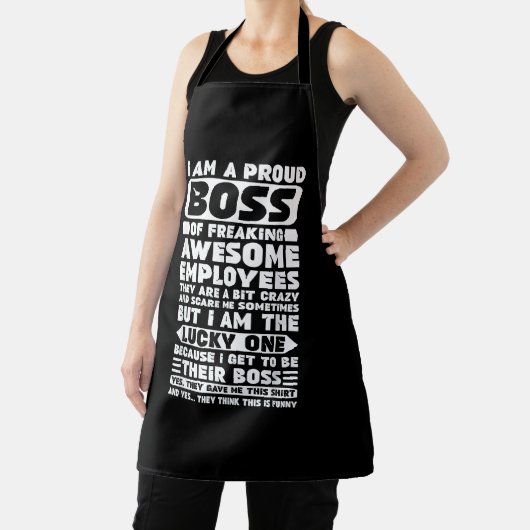Ich bin ein stolzer Boss des Freakens Phantastisch Schürze (InSitu)
