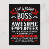 Ich bin ein stolzer Boss, Phantastische Mitarbeite Begleitkarte (Rückseite)