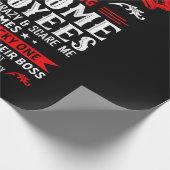 Ich bin ein stolzer Boss, Phantastische Mitarbeite Geschenkpapier (Ecke)