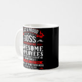 Ich bin ein stolzer Boss, Phantastische Mitarbeite Kaffeetasse (Vorderseite Links)