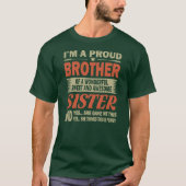 Ich bin ein stolzer Bruder eines wunderbaren Süßen T-Shirt (Vorderseite)