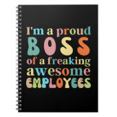 Ich bin ein stolzer Chef eines unglaublich phantas Notizblock (Vorderseite)
