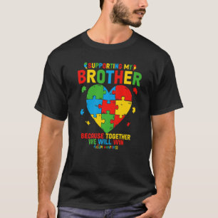 Ich bin ein stolzer großer Bruder Autismus Bewusst T-Shirt