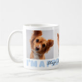Ich bin ein stolzer Hund Mama Custom 3 Foto Collag Kaffeetasse (Links)