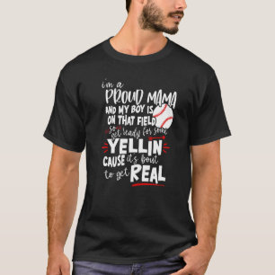 Ich bin ein stolzer Mama Vatertag Weihnachtsfest M T-Shirt