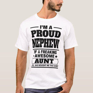 Ich bin ein stolzer Neffe von A fantastische Tante T-Shirt