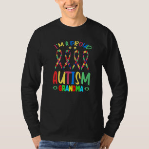 Ich bin ein stolzer Oma Autismus Awareness Warrior T-Shirt