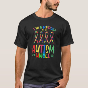 Ich bin ein stolzer Onkel Autism Awareness Krieger T-Shirt