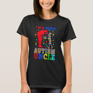 Ich bin ein stolzer Onkel mit Autismus-Puzzleteile T-Shirt