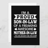 Ich bin ein stolzer Sohn im Jura eines erfrischend Save The Date (Vorne/Hinten)