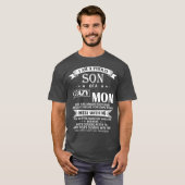 Ich bin ein stolzer Sohn verrückter Mama Shirt Fun (Vorne ganz)