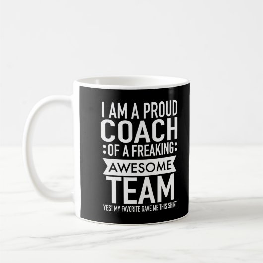 Ich bin ein stolzer Trainer eines Phantastischen F Kaffeetasse (Links)