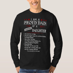 Ich bin ein stolzer Vater einer stur Tochter, die T-Shirt