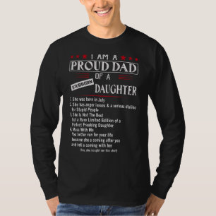 Ich bin ein stolzer Vater einer stur Tochter T-Shirt