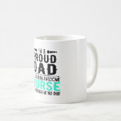 Ich bin ein stolzer Vater einer unerschütterlichen Kaffeetasse (VorderseiteRechts)