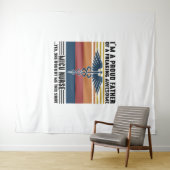 Ich bin ein stolzer Vater eines frischen Phantasti Wandteppich (Beispiel (Horizontal))