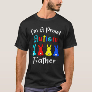 Ich bin ein stolzer Vater Osterhase Papa Autismus- T-Shirt