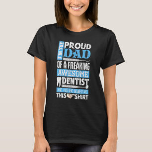 Ich bin ein stolzer Vater-Zahnarzt-Grafik für den T-Shirt
