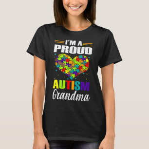 Ich bin ein stolzes Autismus-Oma-Autismus-Bewussts T-Shirt