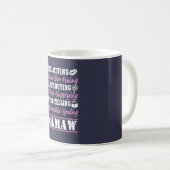 Ich bin EIN STOLZES MAMAW! Kaffeetasse (VorderseiteRechts)