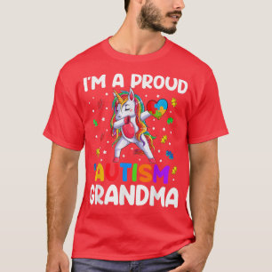 Ich bin ein stolzes Oma Autismus Bewusstsein für U T-Shirt