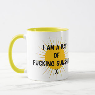 Ich bin ein Strahl verdammter Sonne X Lustig Sarka Tasse