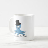 Ich bin ein Sucker für dich! Blauer Kraken Kaffeetasse (Vorderseite Links)