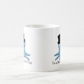 Ich bin ein Sucker für dich! Blauer Kraken Kaffeetasse (Mittel)