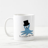 Ich bin ein Sucker für dich! Blauer Kraken Kaffeetasse (Links)