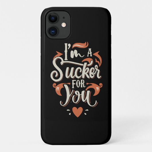 Ich bin ein Sucker für dich Case-Mate iPhone Hülle (Rückseite)