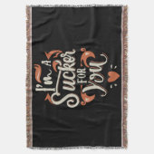 Ich bin ein Sucker für dich Decke (Vorderseite Vertikal)