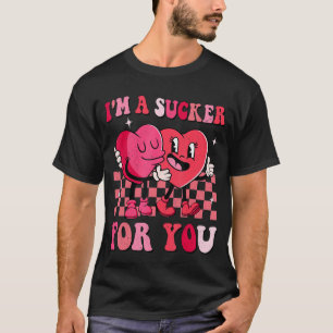 Ich bin ein Sucker für dich Valentinstag Hippie He T-Shirt