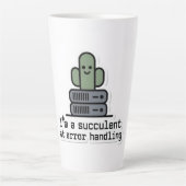 Ich bin ein Sukkulent bei der Fehlerbehandlung Sti Milchtasse (Vorderseite)