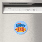 Ich bin ein Super Bro Super Hero Brother Magnet (In Situ (Geschirrspüler))