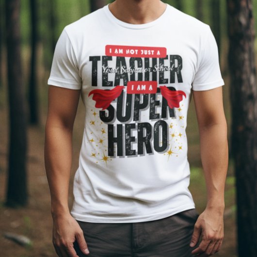 Ich bin ein Superheld-Lehrer Dankeschön  T-Shirt