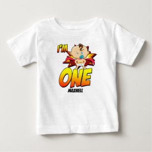 Ich bin ein Superheldenjunge Baby T-shirt