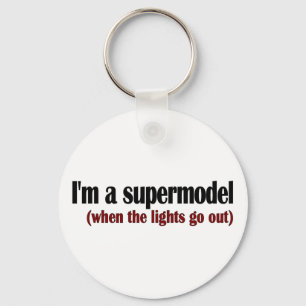 Ich bin ein Supermodel Schlüsselanhänger